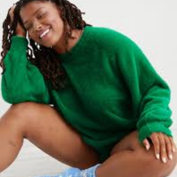 AERIE FLURRY CREW SWEATER - Picture 2 of 7